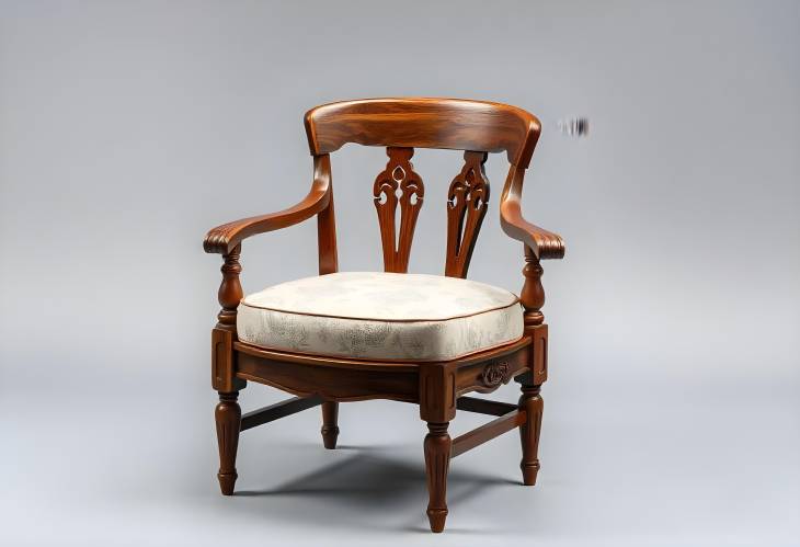 Artisan Appeal Classical Wooden Chair Isolated